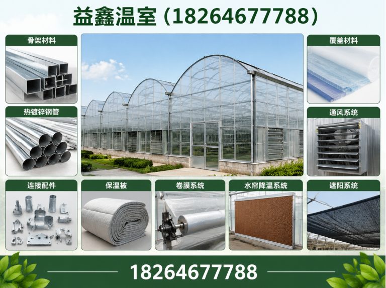 安丘市智能温室大棚展示图